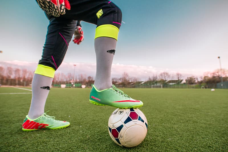 brown-and-white-soccer-ball